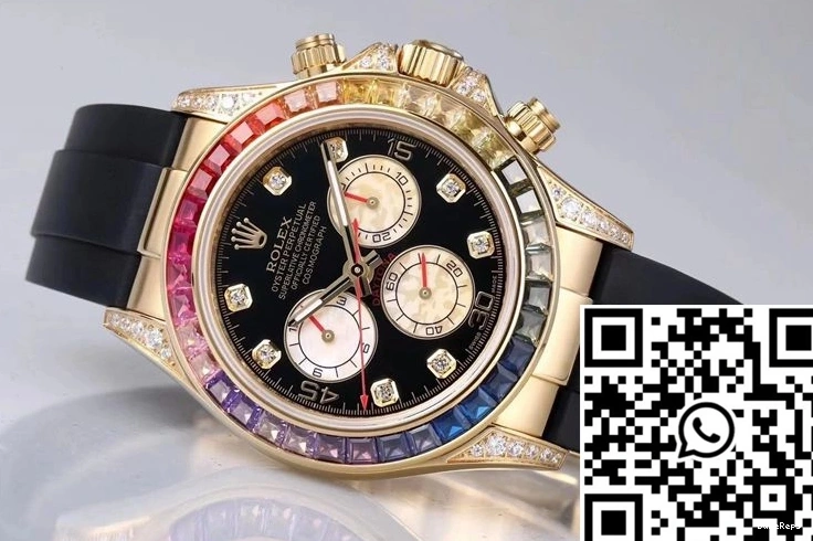 BL Yellow 116598RBOW Gold Rolex Factory Daytona 0330